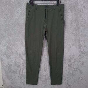 UNRL Golf Pants Mens 32x31 Green Stretch Performance Nylon Spandex Khaki Chino